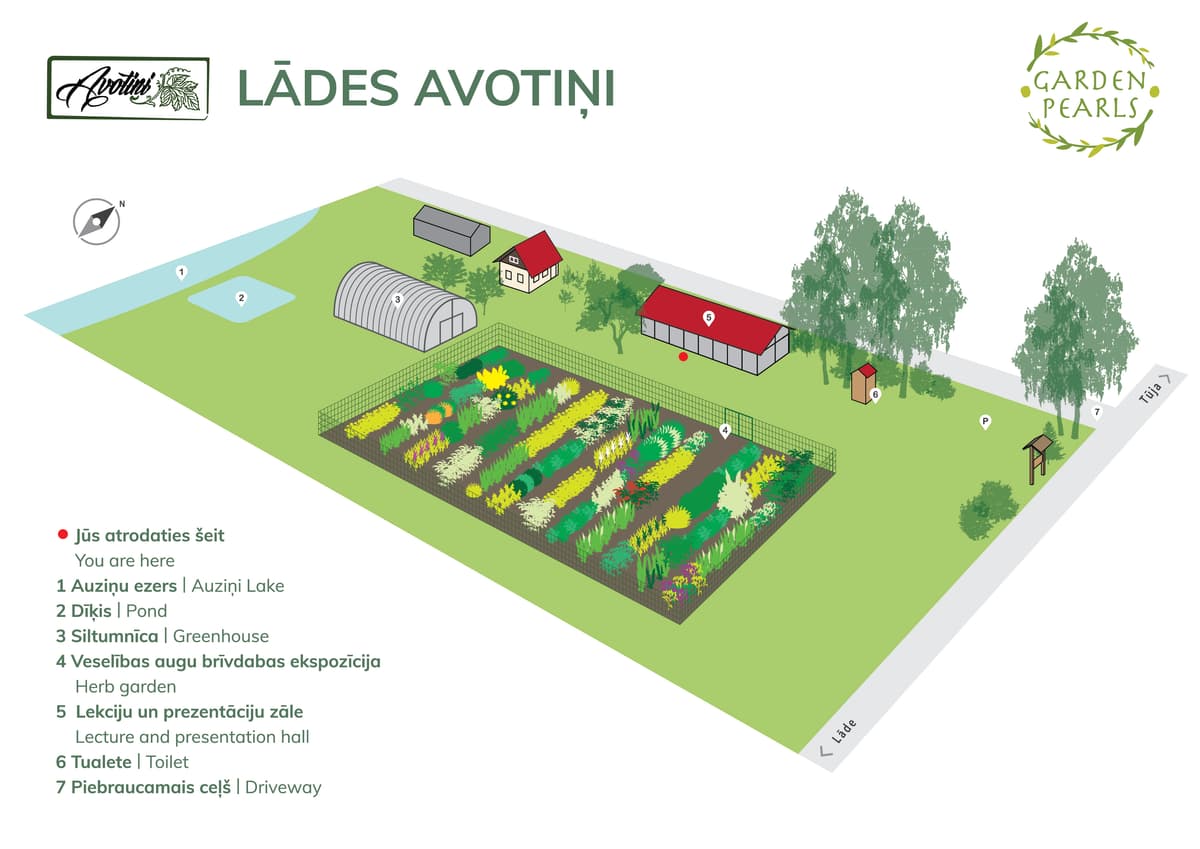 Dārza plāna attēls